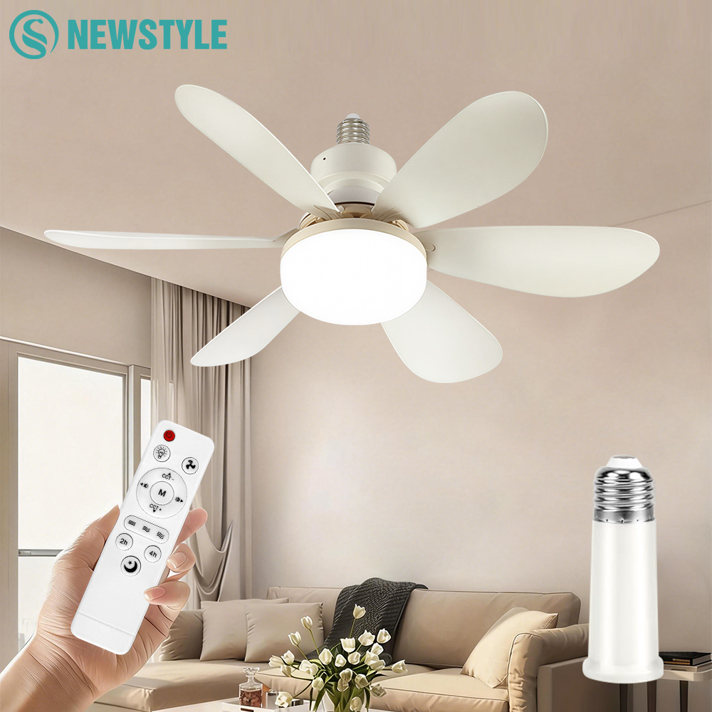Smart Ceiling Fan - مروحة سقف منزلية مع إضاءة LED