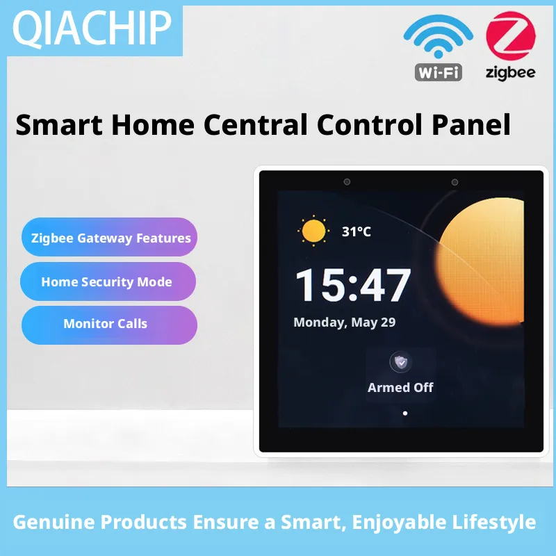 Smart Home Dashboard - شاشة تحكم مركزية ذكية متعددة الوظائف