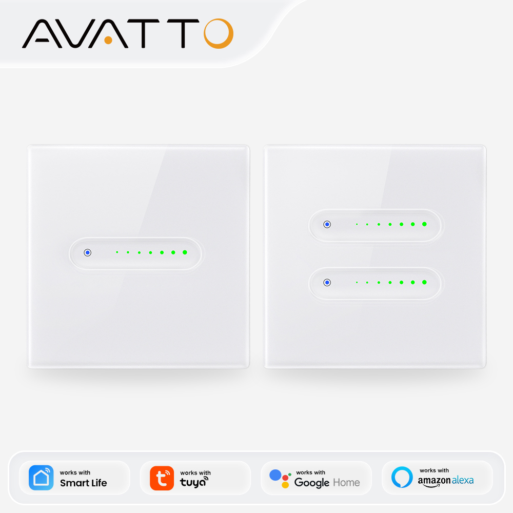 Smart Home Sistem - مفتاح إضاءة ذكي من AVATTO يعمل