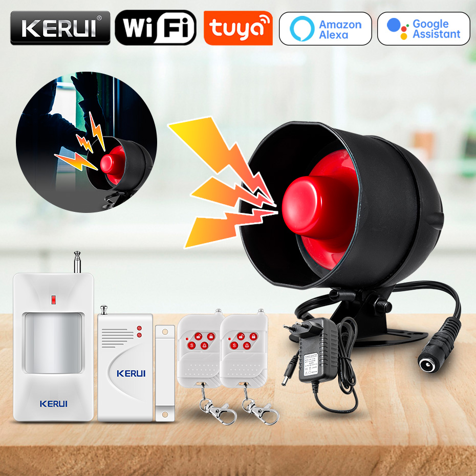 Smart Home Theater - KERUI Tuya Smart WIFI نظام إنذار