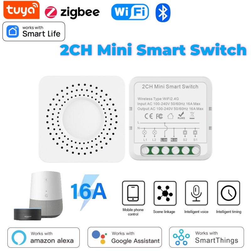 Smart Home Voice Assistant - مفتاح تويا الذكي المصغر واي فاي