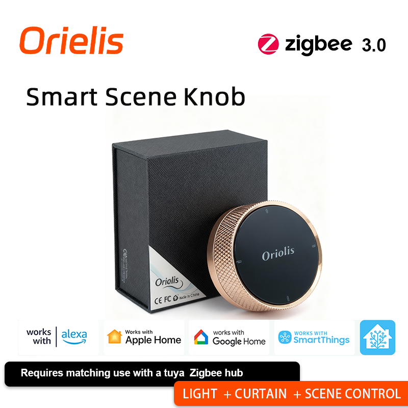 Tuya Smart Switch - وحدة تحكم مقبض المشهد الذكي ORIELIS