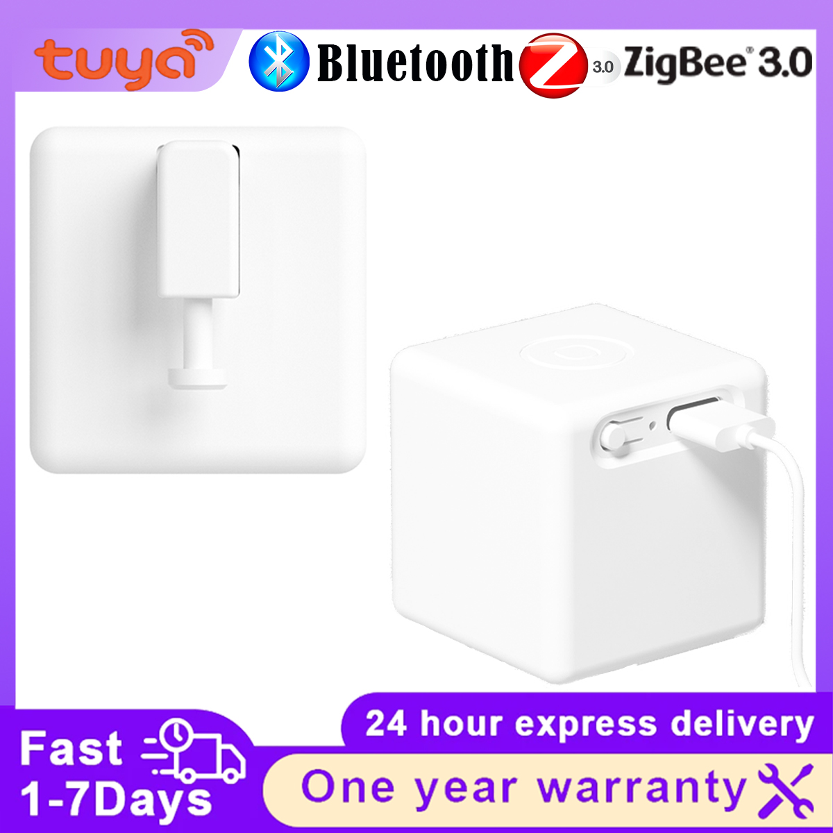 Smart Curtain Robot - تويا الذكية فنجربوت التبديل بوت زيجبي3.