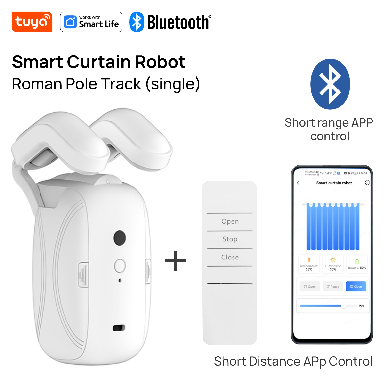 Smart Curtain Robot - روبوت ستائر ذكي من تويا (مسار