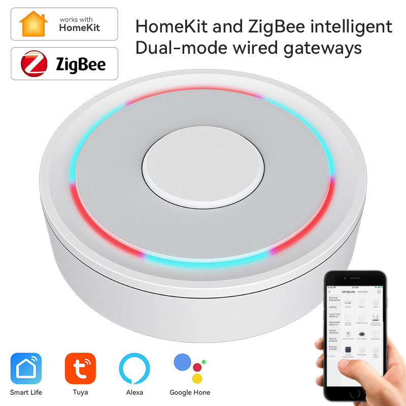 Smart Home Dashboard - Tuya ZigBee Smart Gateway Homekit السلكية