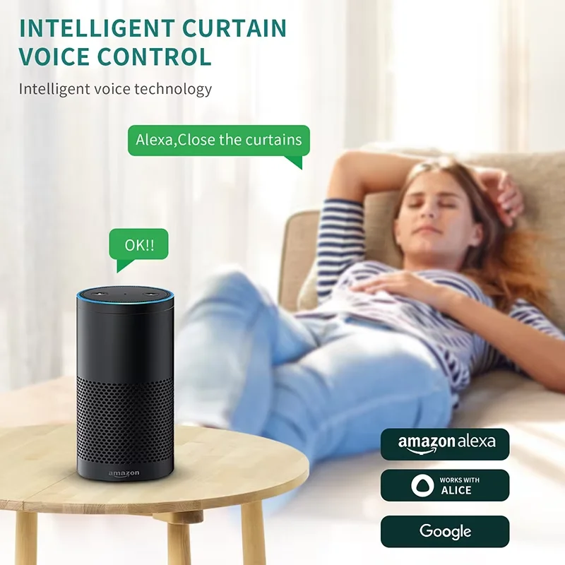 Tuya Zigbee محرك ستارة ذكي صغي - مراجعة Smart Curtain Robot وسعره