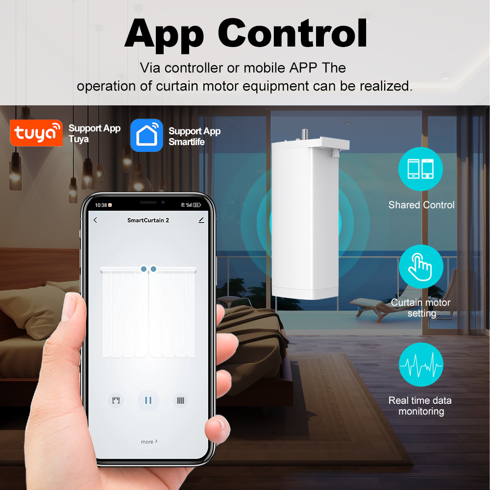 محرك ستائر كهربائي ذكي يعمل بت - مراجعة Smart Curtain Robot وسعره