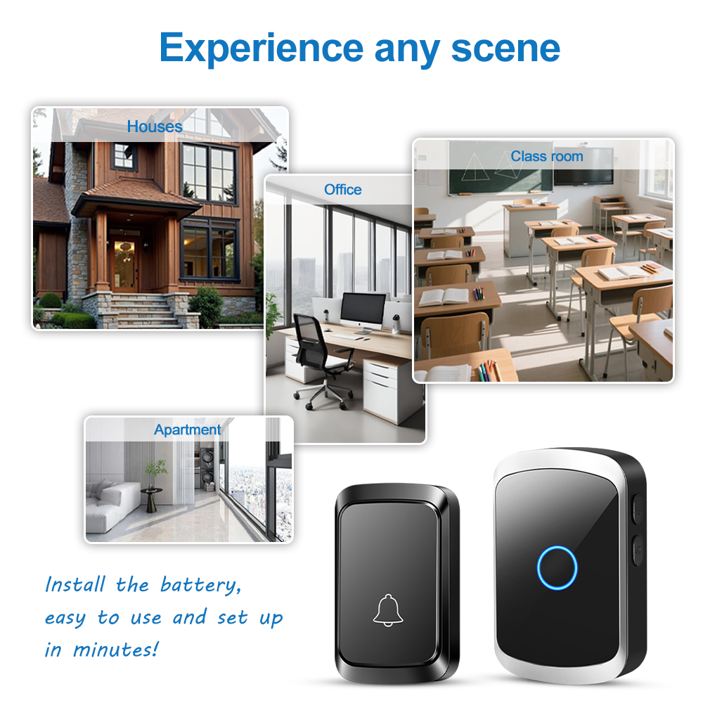 طقم جرس الباب اللاسلكي الذكي ب - مراجعة Smart Home Theater وسعره