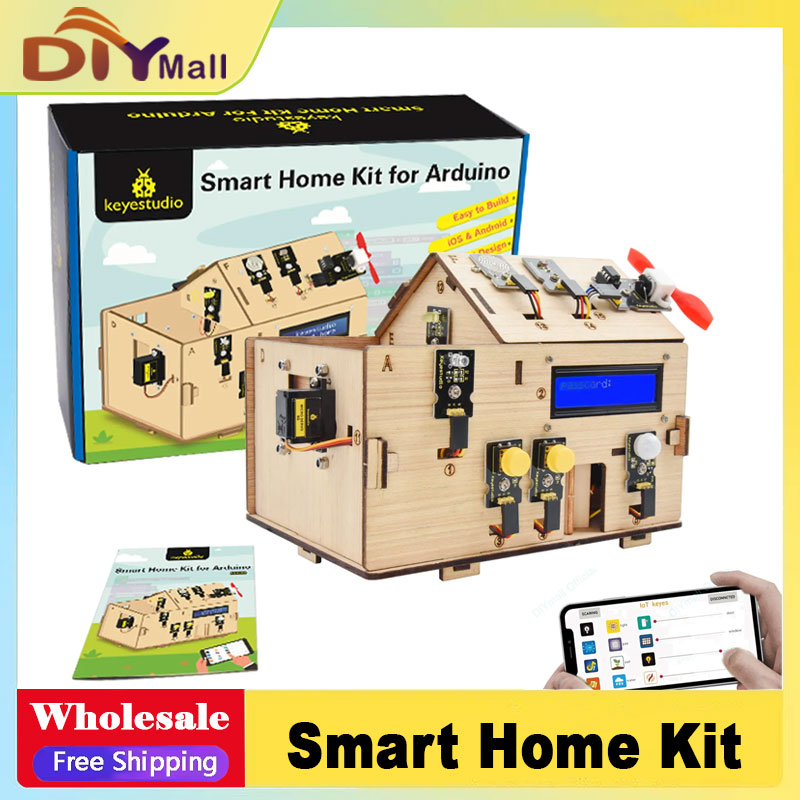 Keyestudio Smart IoT Home Kit  - مراجعة Smart Home Keyestudio وسعره