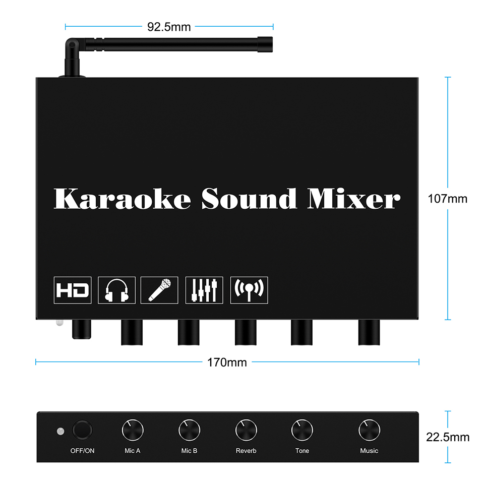 HDMI مشغل كاريوكي خلاط المسرح  - مراجعة Smart Home Theater وسعره