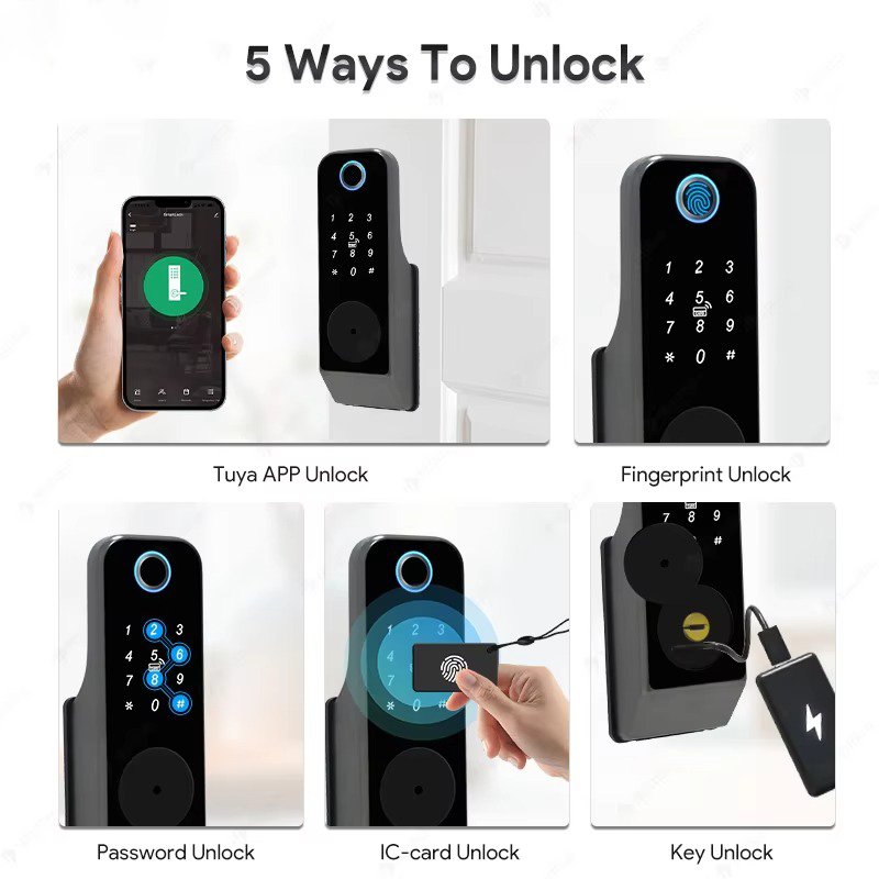 قفل باب ذكي مقاوم للماء يعمل ب - مراجعة Smart Home Keyestudio وسعره