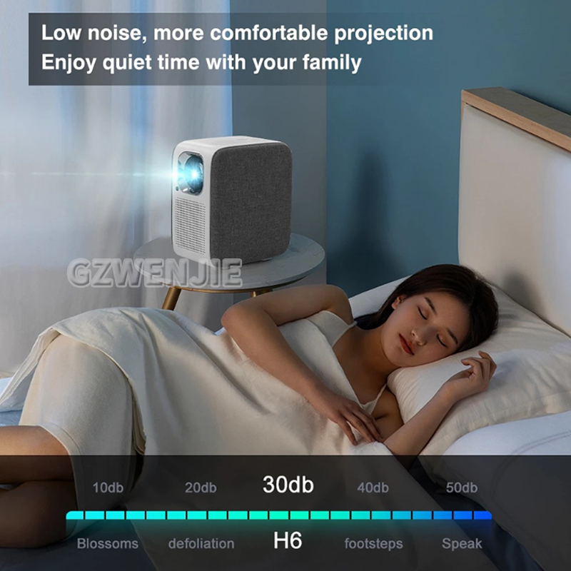 H6 جهاز عرض صغير LED 1080P Ful - مراجعة Smart Home Theater وسعره