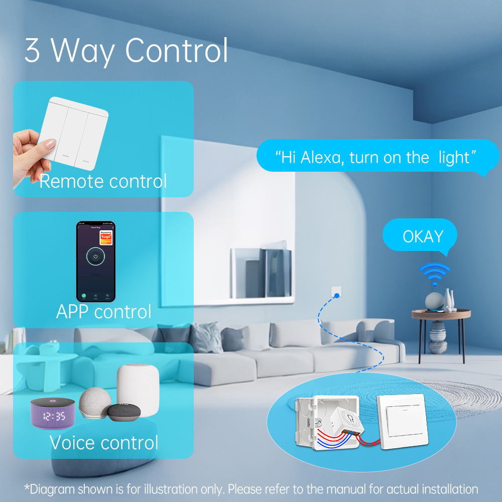 مفتاح إضاءة ذكي واي فاي من توي - مراجعة Tuya Smart Switch وسعره