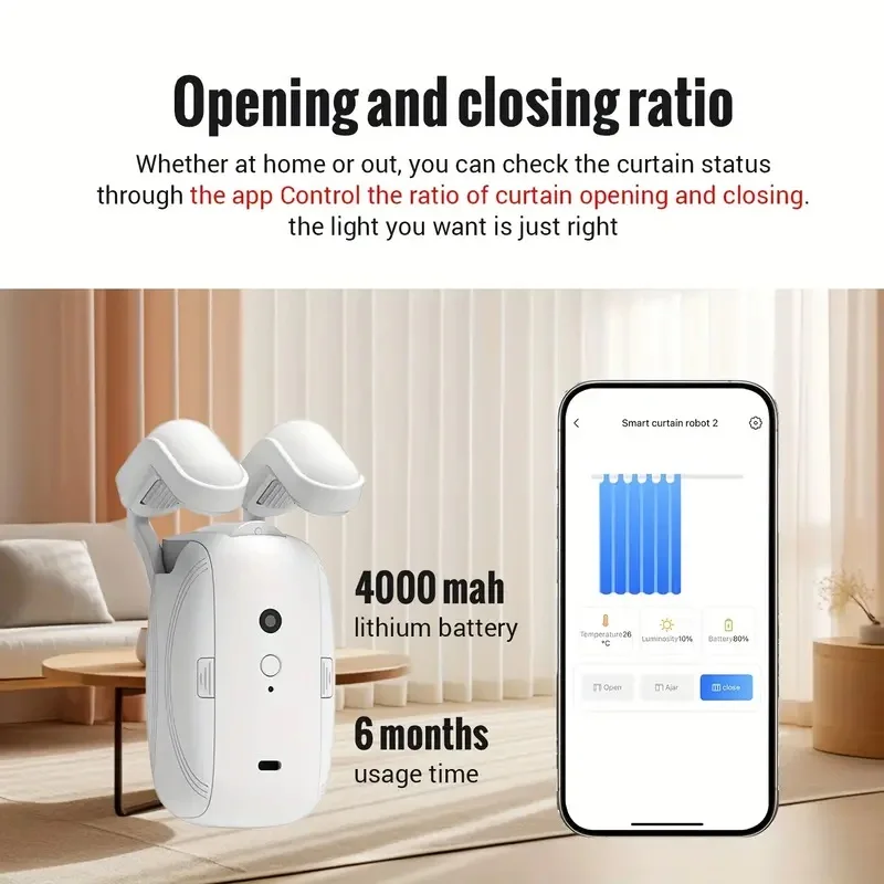 روبوت ستائر ذكي بتقنية البلوتو - مراجعة Smart Curtain Robot وسعره