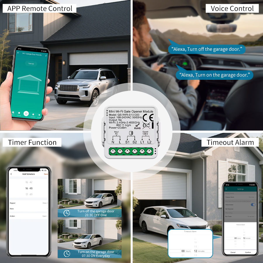 وحدة تحكم ذكية لفتح باب المرآب - مراجعة Smart Home Voice Assistant وسعره