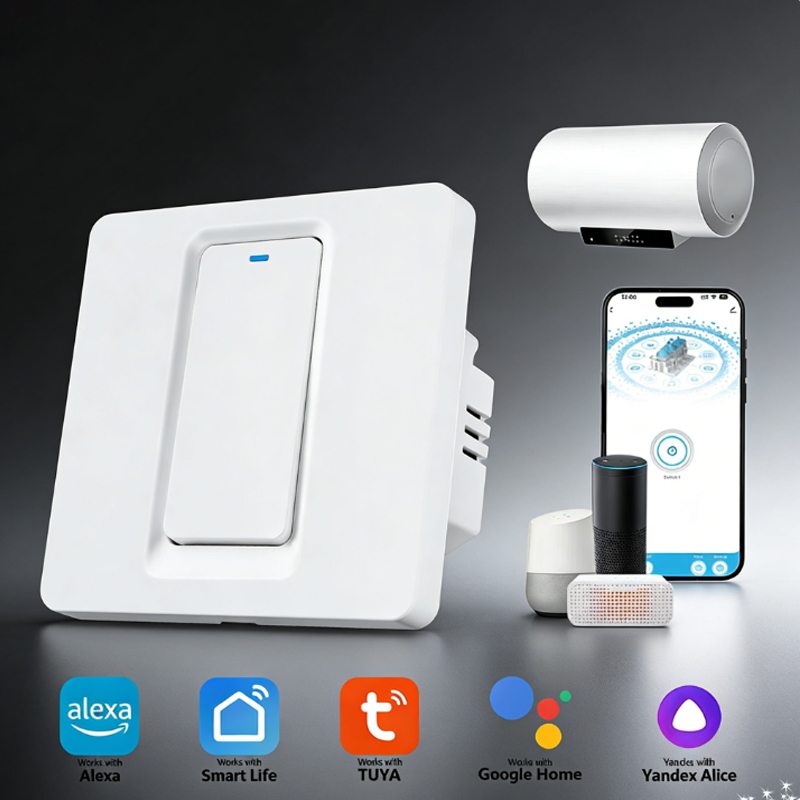 مفتاح سخان المياه الذكي/واي فا - مراجعة Smart Home Sistem وسعره