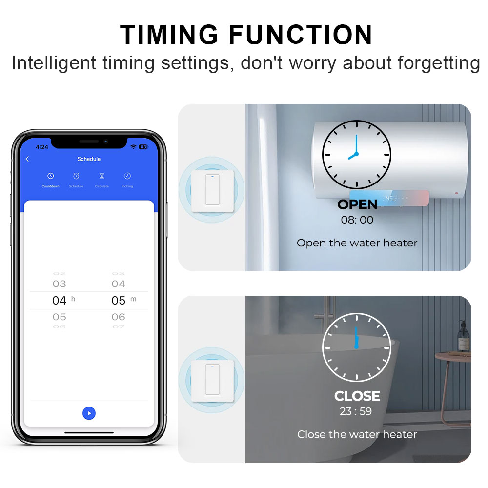 مفتاح سخان المياه الذكي/واي فا - مراجعة Smart Home Sistem وسعره