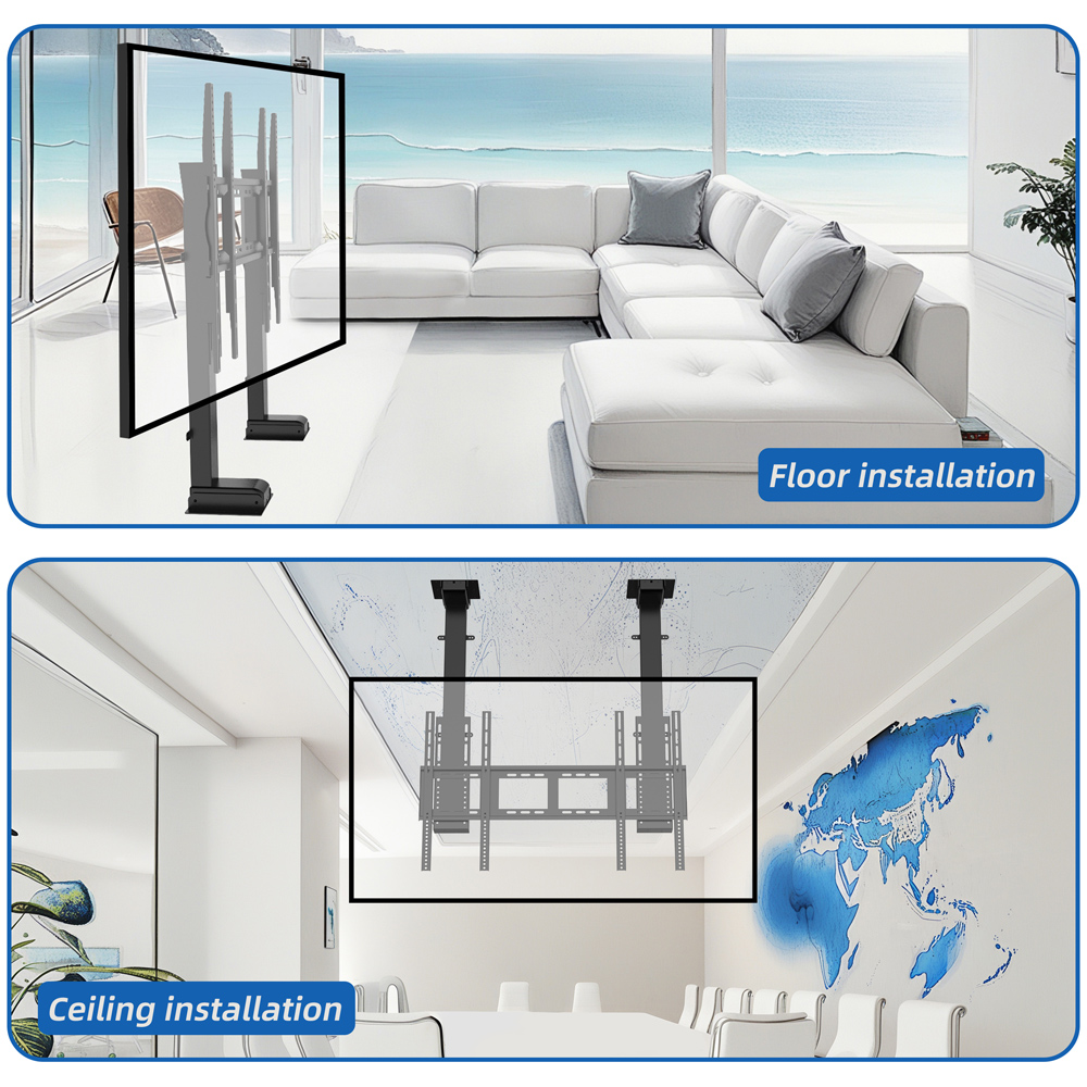 حامل تلفزيون كهربائي قابل لتعد - مراجعة Smart Home Theater وسعره