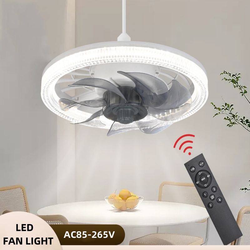 مصباح مروحة LED E27 مع جهاز تح - مراجعة Smart Ceiling Fan وسعره
