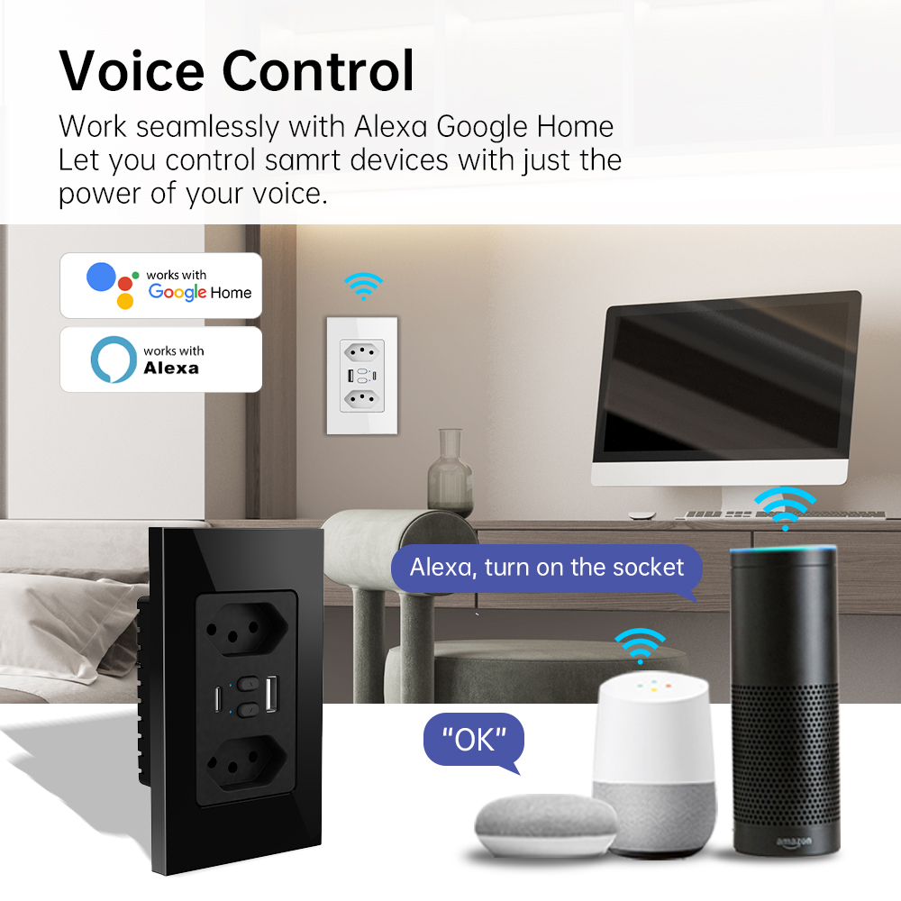 مقبس كهربائي ذكي برازيلي من MA - مراجعة Smart Home Sistem وسعره