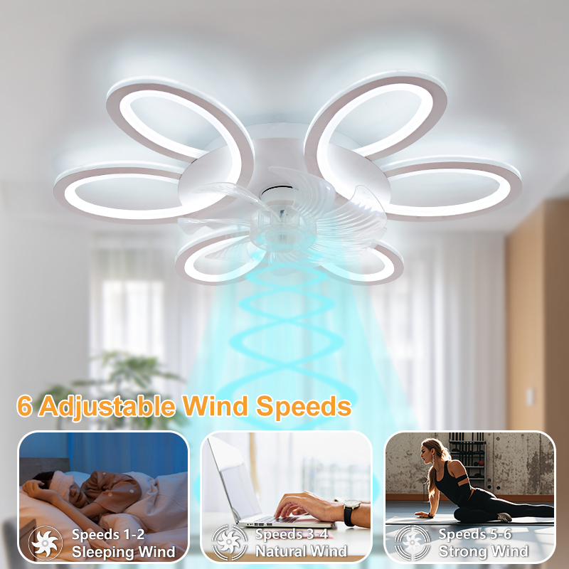 مروحة سقف مع أضواء 25.83in الت - مراجعة Smart Ceiling Fan وسعره