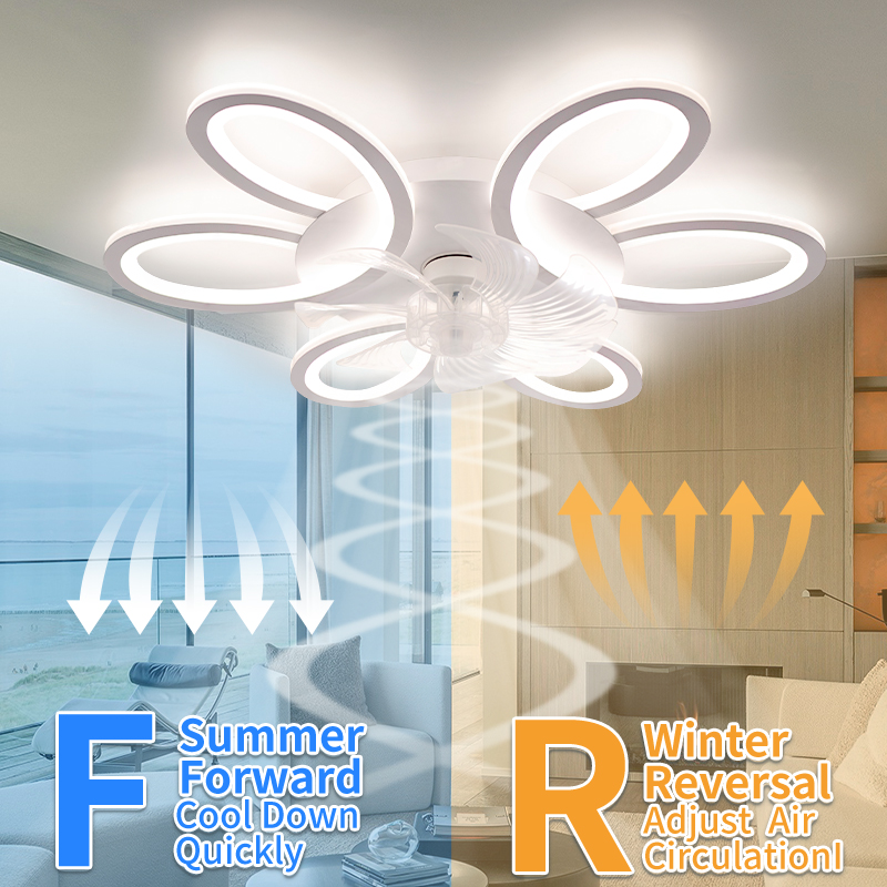 مروحة سقف مع أضواء 25.83in الت - مراجعة Smart Ceiling Fan وسعره