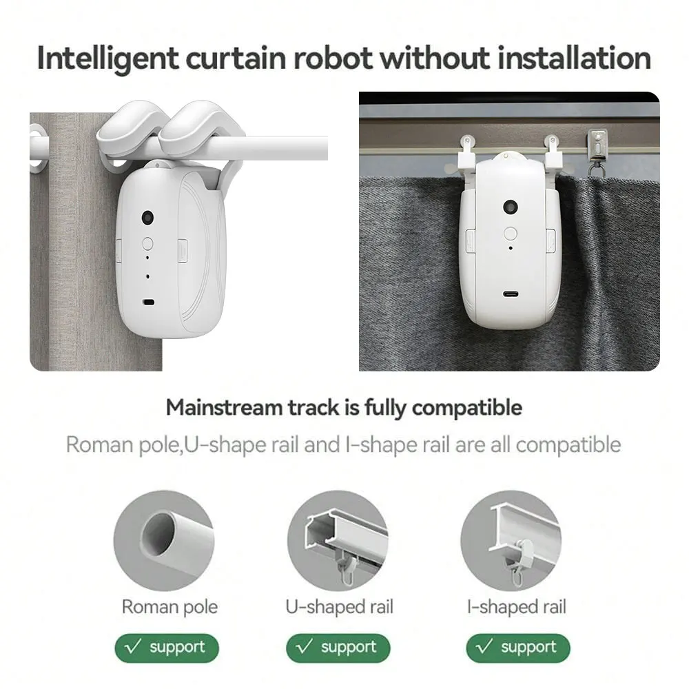 فاتح ستائر ذكي للمنزل، محرك ست - مراجعة Smart Curtain Robot وسعره