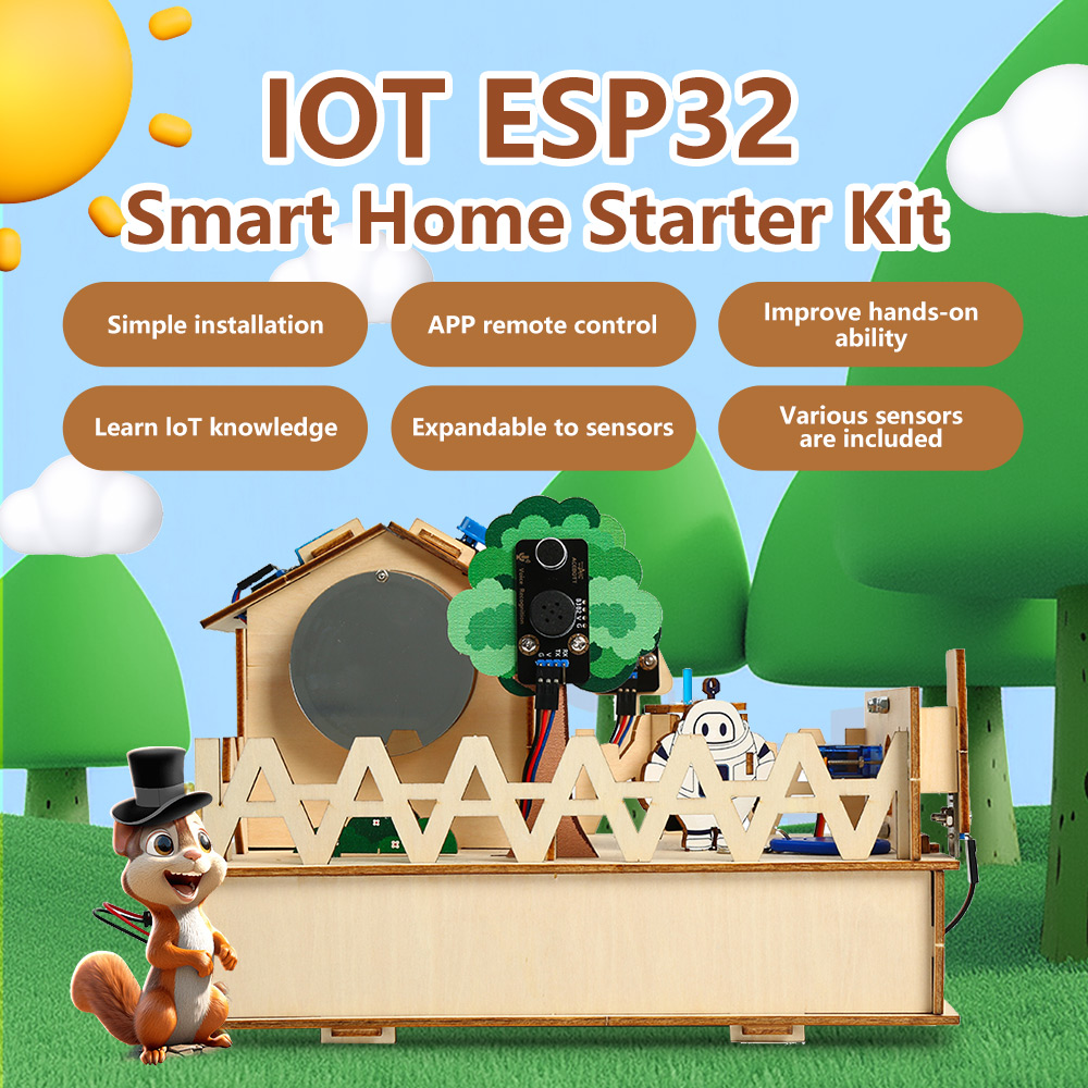 طقم المنزل الذكي لاردوينو ، بد - مراجعة Smart Home Keyestudio وسعره