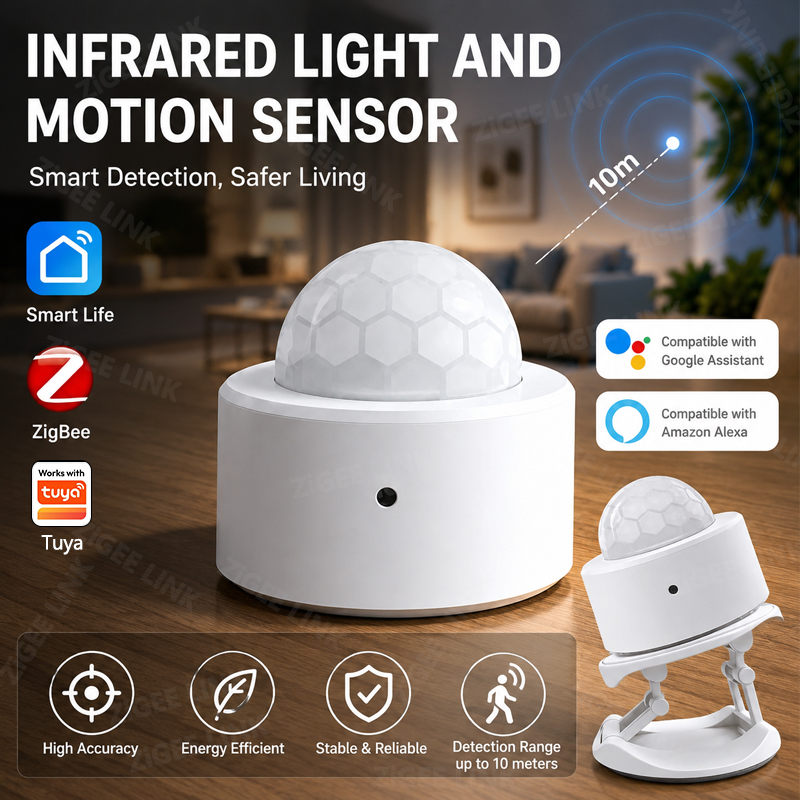 مستشعر حركة لاسلكي ZigBee 3.0  - مراجعة Smart Home Website وسعره