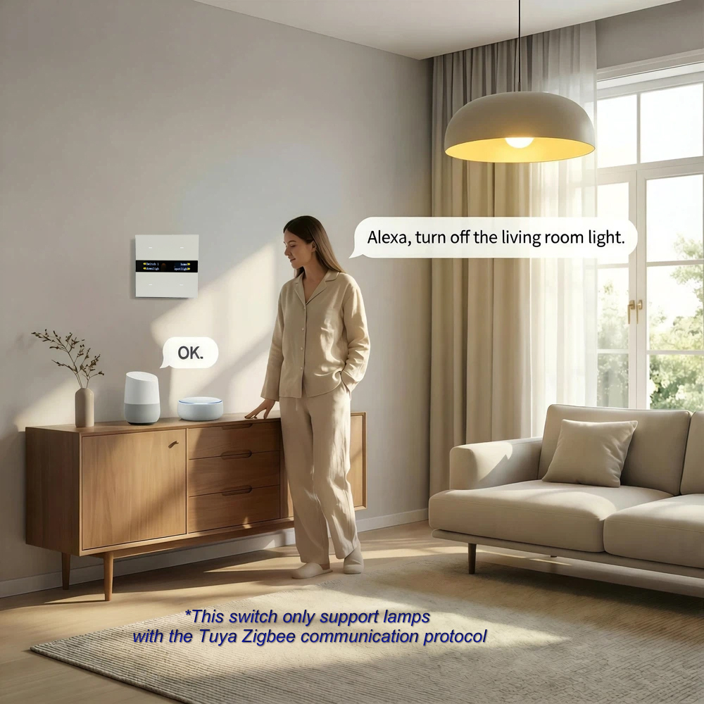 لوحة مفاتيح ذكية M8 Pro Zigbee - مراجعة Tuya Smart Switch وسعره