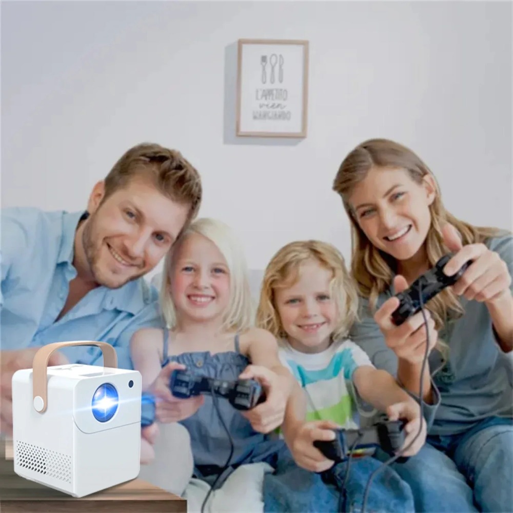 جهاز عرض ذكي محمول 4K مسرح منز - مراجعة Smart Home Theater وسعره